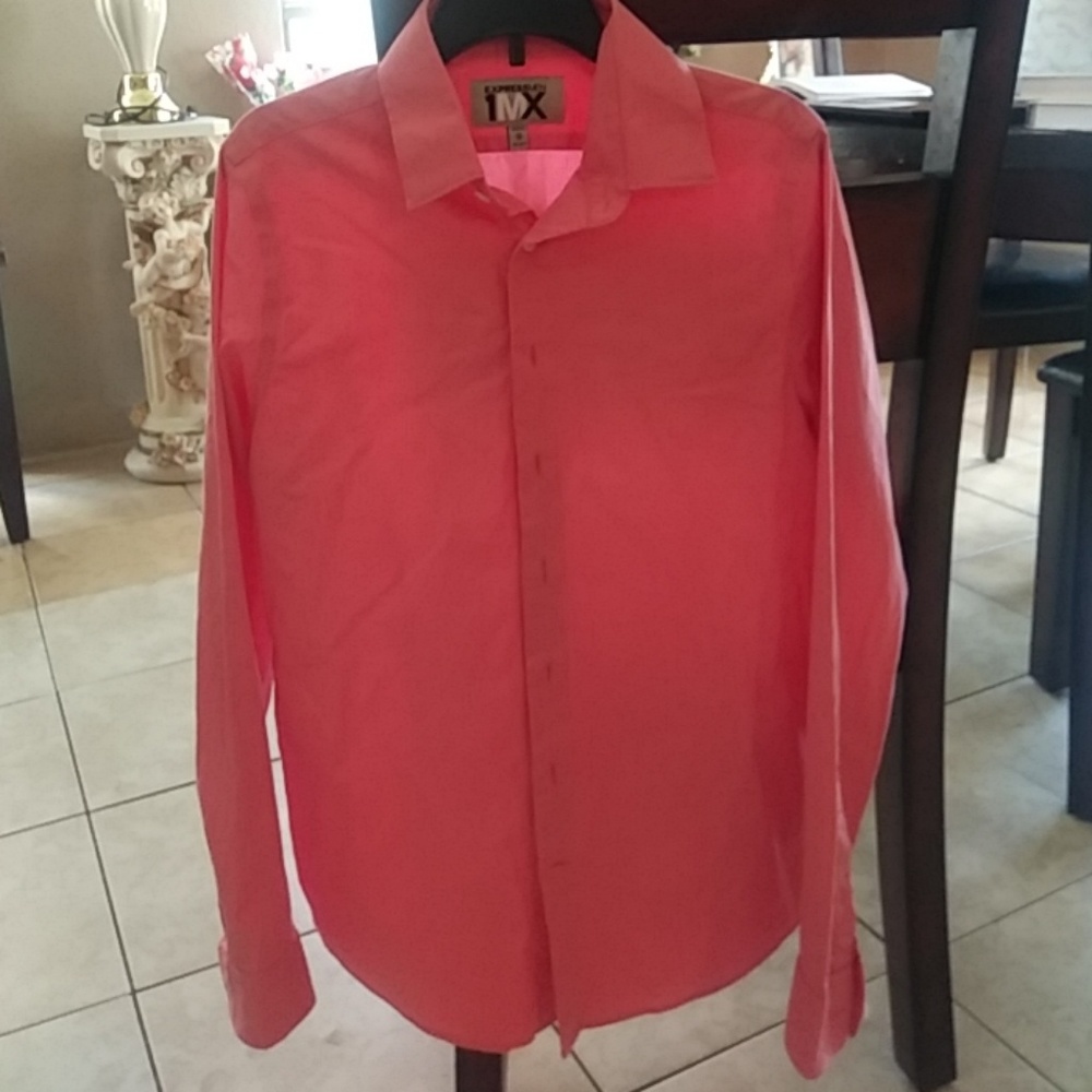 Expressman 1MX Pink men long sleeve shirt